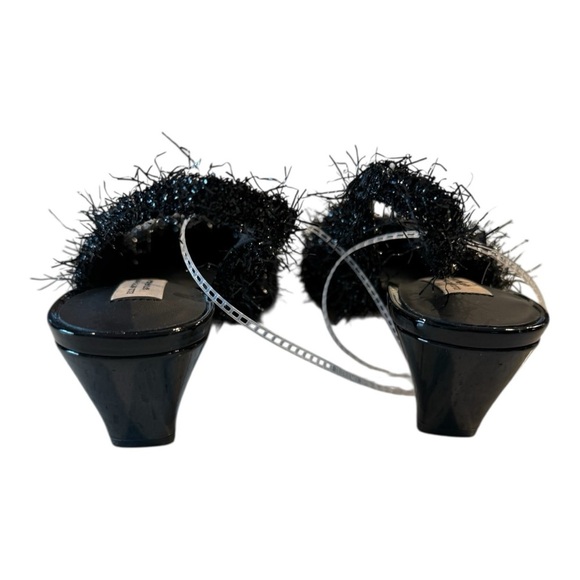 Antonio Melani x Elizabeth Damrich Moon Boucle Frayed Detail Slingback Pumps 6M - Picture 8 of 14